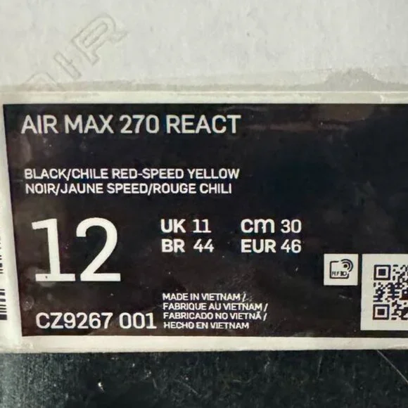 Nike Air Max 270 React Lava 2020 - Picture 5 of 8